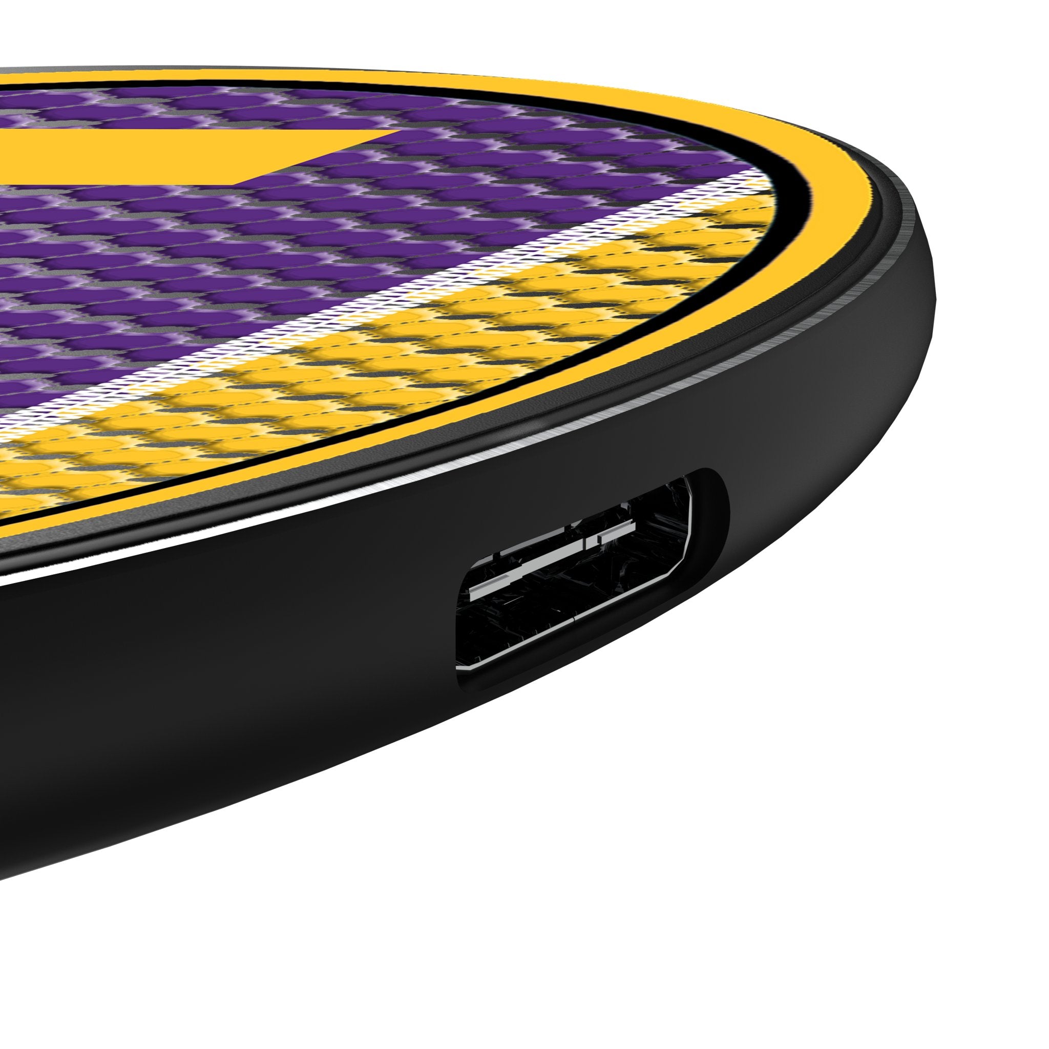 Louisiana State University Tigers Mesh 15-Watt Wireless Charger Detail.Jpg