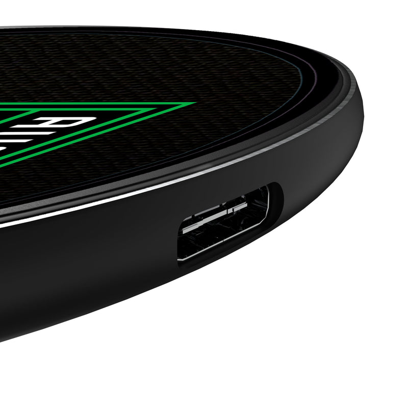 Austin FC Personalized Endzone Solid 15-Watt Wireless Charger Detail.Jpg