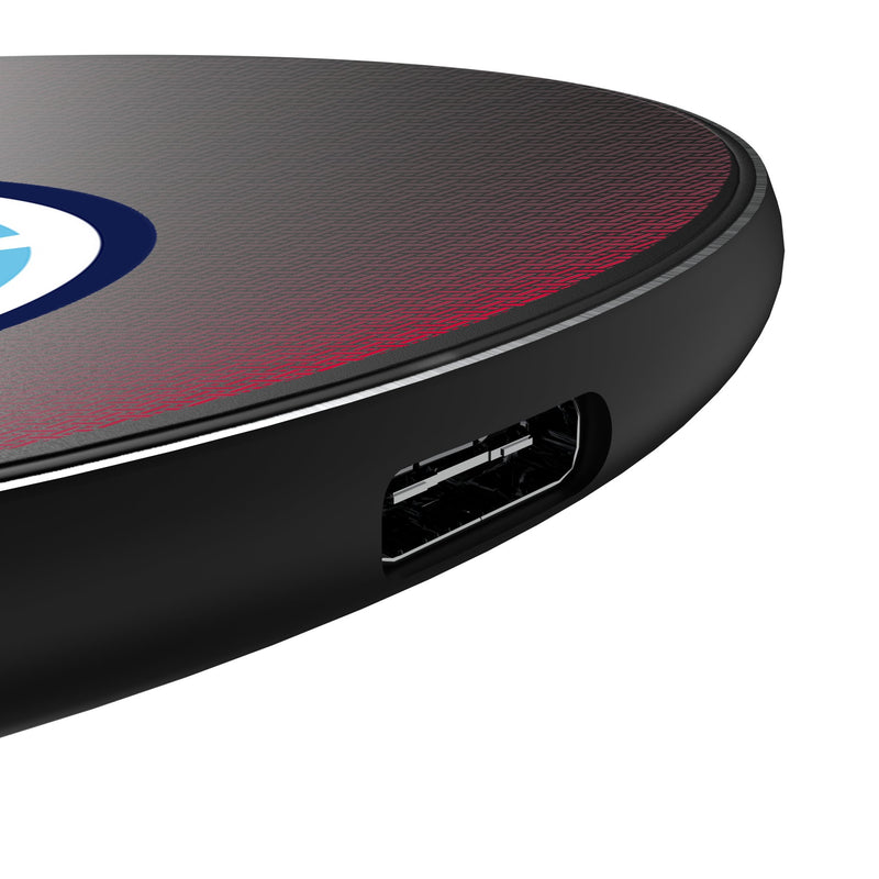 Chicago Fire Linen 15-Watt Wireless Charger Detail.Jpg