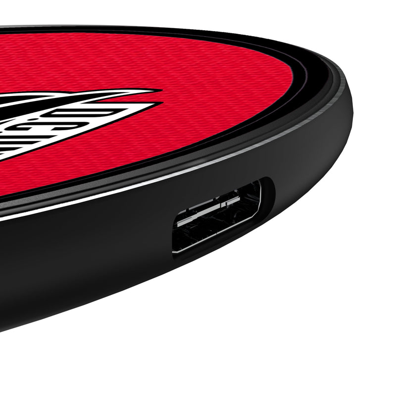 DC United Personalized Endzone Solid 15-Watt Wireless Charger Detail.Jpg