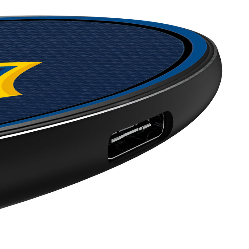 LA Galaxy Personalized Endzone Solid 15-Watt Wireless Charger Detail.Jpg