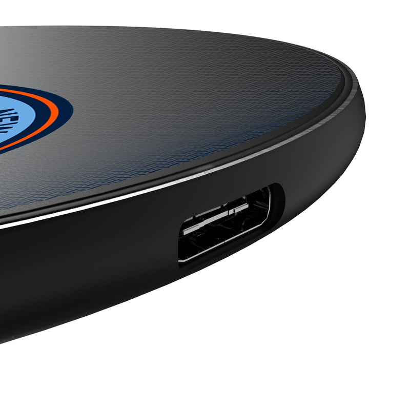 New York City FC Linen 15-Watt Wireless Charger Detail.Jpg