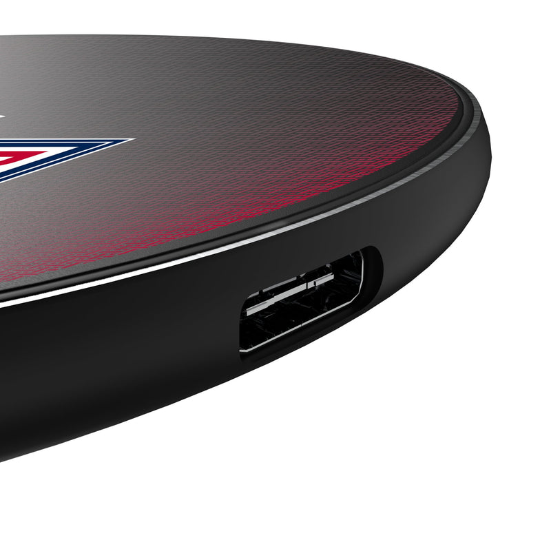 New York Red Bulls Linen 15-Watt Wireless Charger Detail.Jpg