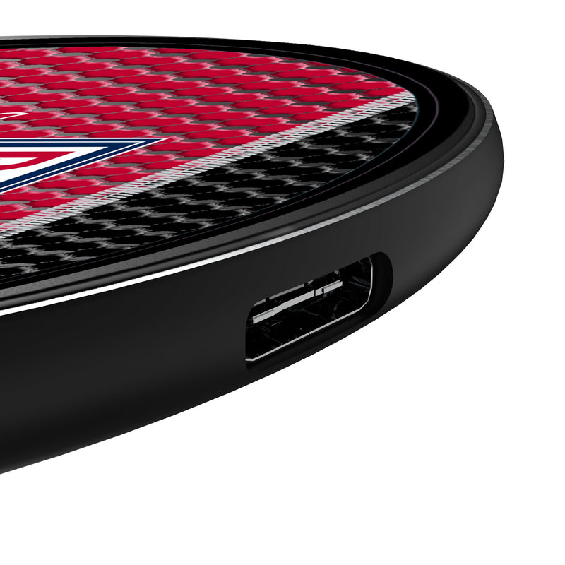 New York Red Bulls Mesh 15-Watt Wireless Charger Detail.Jpg
