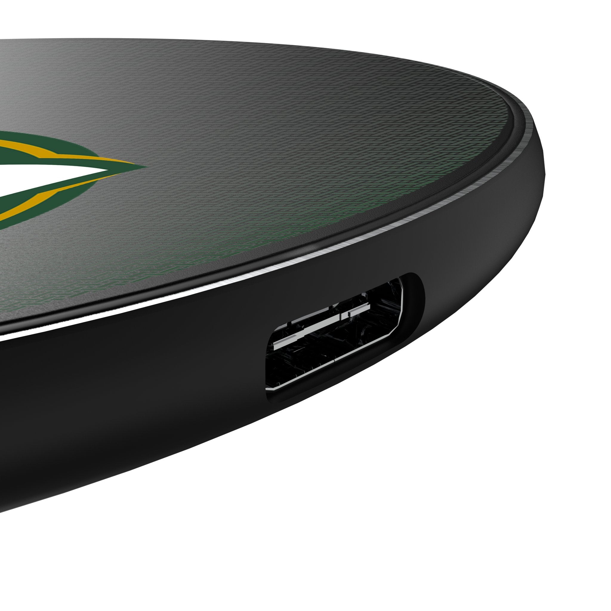 Portland Timbers Linen 15-Watt Wireless Charger Detail.Jpg