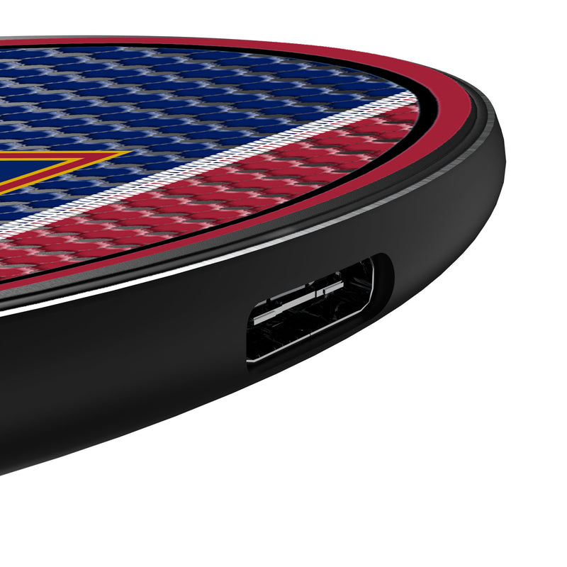 Real Salt Lake Mesh 15-Watt Wireless Charger Detail.Jpg