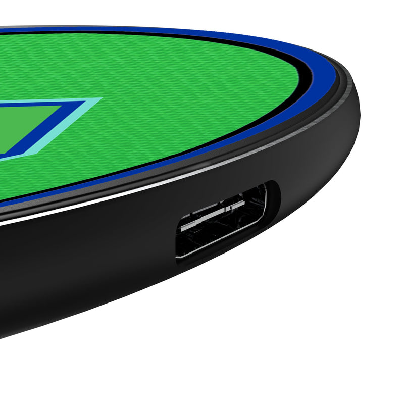 Seattle Sounders FC Personalized Endzone Solid 15-Watt Wireless Charger Detail.Jpg
