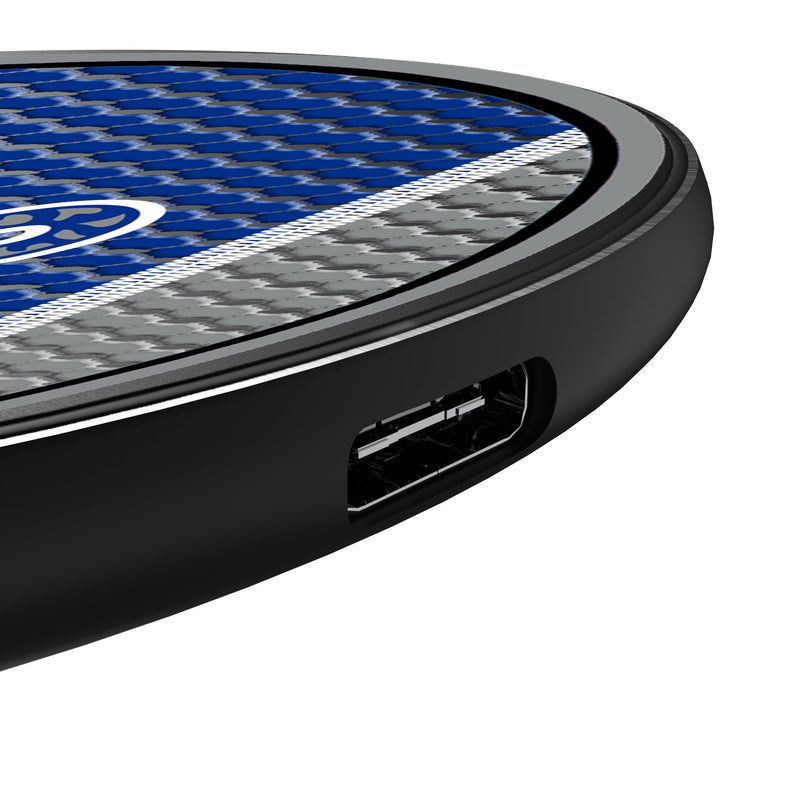 University of Memphis Tigers Mesh 15-Watt Wireless Charger Detail.Jpg
