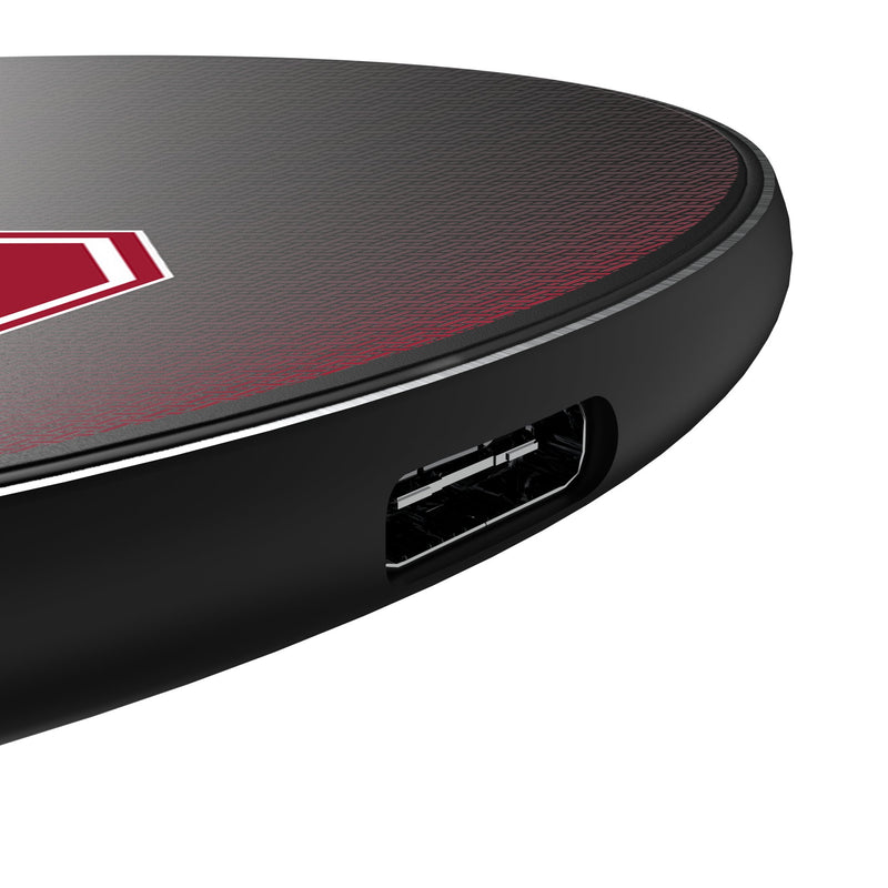 Stanford University Cardinal Linen 15-Watt Wireless Charger Detail.Jpg