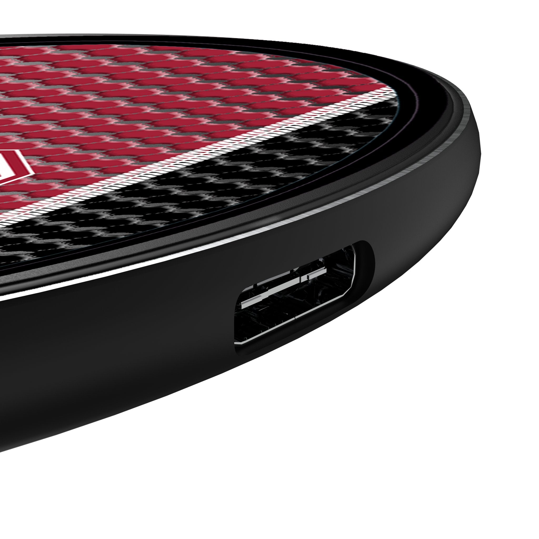Stanford University Cardinal Mesh 15-Watt Wireless Charger Detail.Jpg