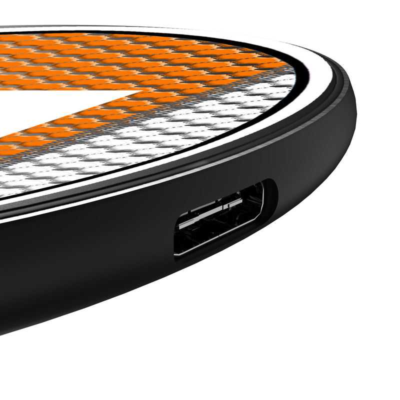 University of Tennessee Volunteers Mesh 15-Watt Wireless Charger Detail.Jpg
