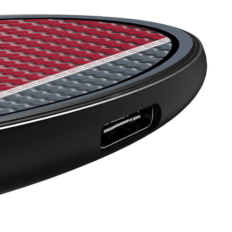 Washington State University Cougars Mesh 15-Watt Wireless Charger Detail.Jpg