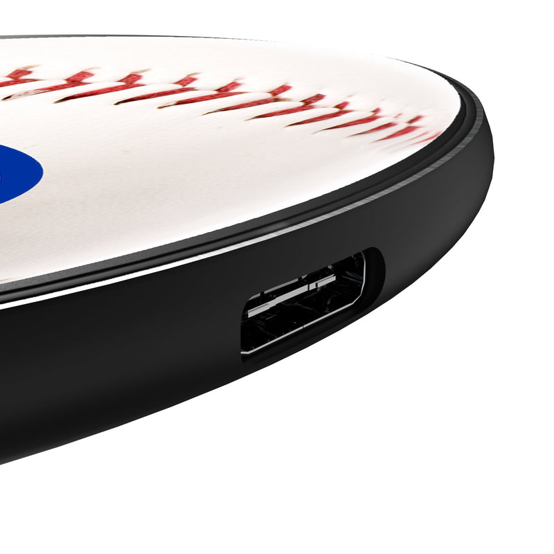 Atlanta Braves 1972-1980 - Cooperstown Collection Baseball 15-Watt Wireless Charger Detail.Jpg