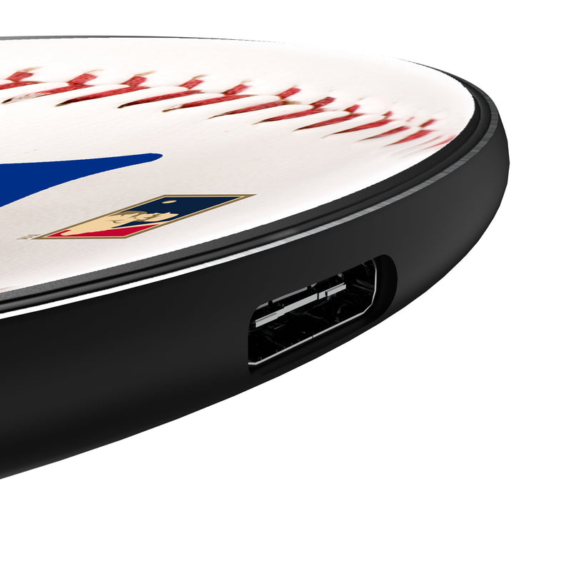 Brooklyn Dodgers 1949-1957 - Cooperstown Collection Baseball 15-Watt Wireless Charger Detail.Jpg