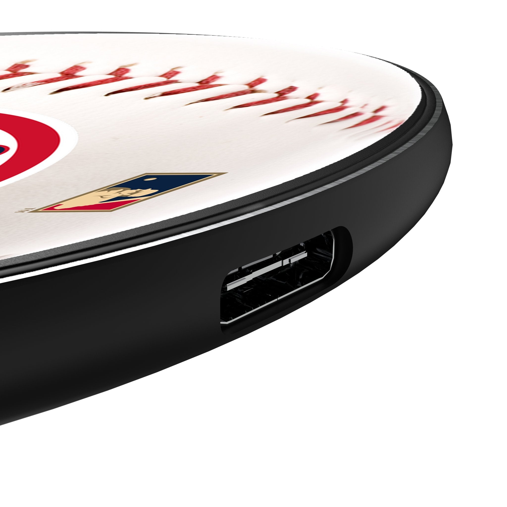 Boston Red Sox 1976-2008 - Cooperstown Collection Baseball 15-Watt Wireless Charger Detail.Jpg