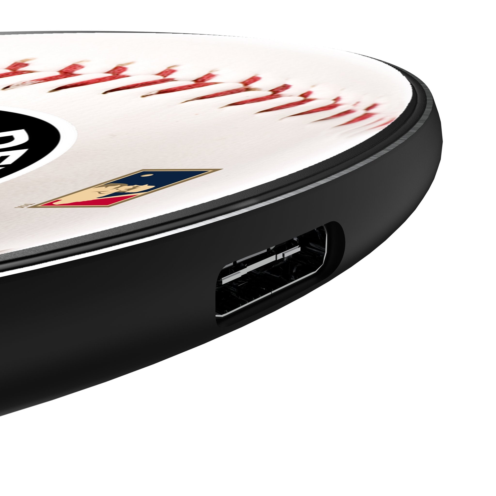 Detroit Tigers 1961-1963 - Cooperstown Collection Baseball 15-Watt Wireless Charger Detail.Jpg