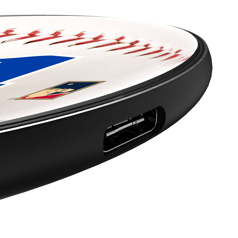 Minnesota Twins 1976-1986 - Cooperstown Collection Baseball 15-Watt Wireless Charger Detail.Jpg