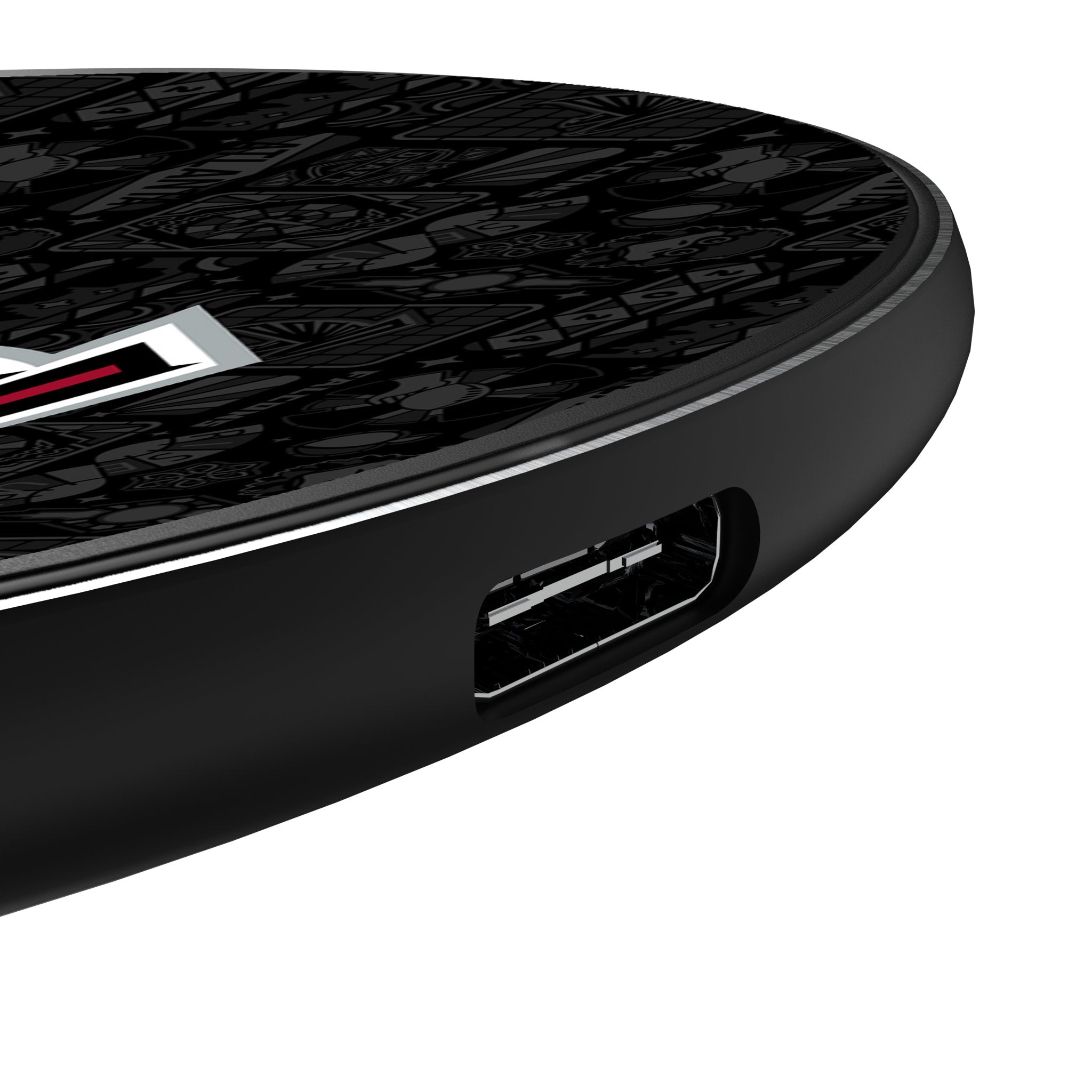 Atlanta Falcons 2024 Illustrated Limited Edition 15-Watt Wireless Charger Detail.Jpg