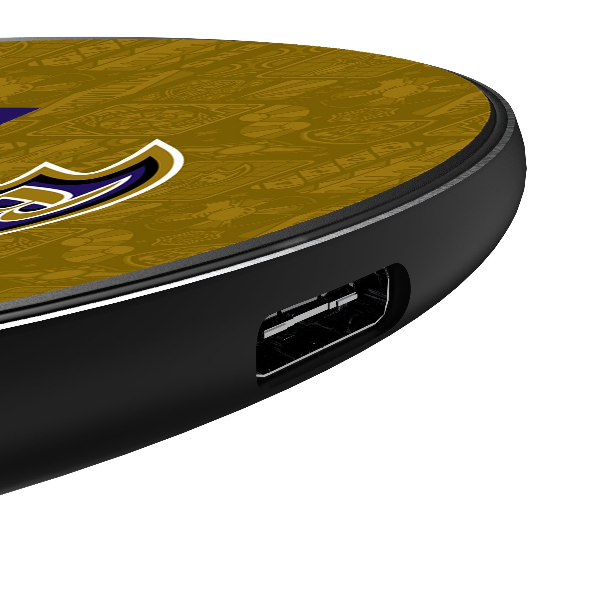 Baltimore Ravens 2024 Illustrated Limited Edition 15-Watt Wireless Charger Detail.Jpg