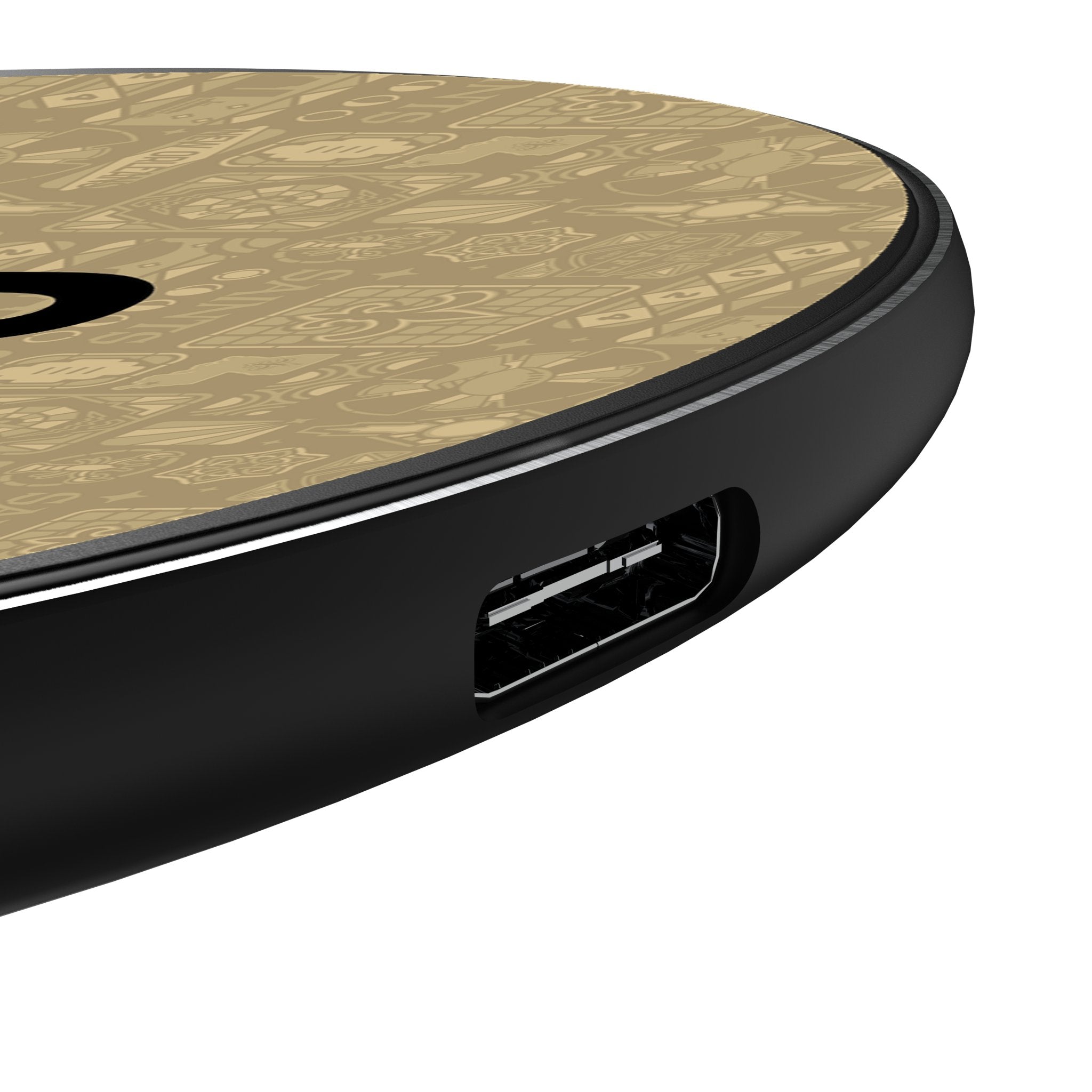 New Orleans Saints 2024 Illustrated Limited Edition 15-Watt Wireless Charger Detail.Jpg