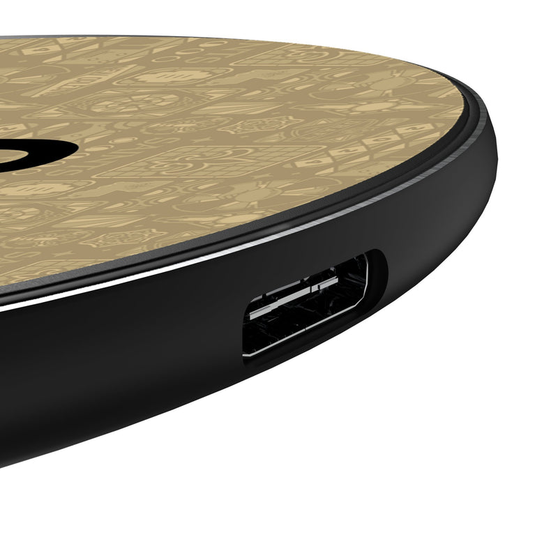 New Orleans Saints 2024 Illustrated Limited Edition 15-Watt Wireless Charger Detail.Jpg