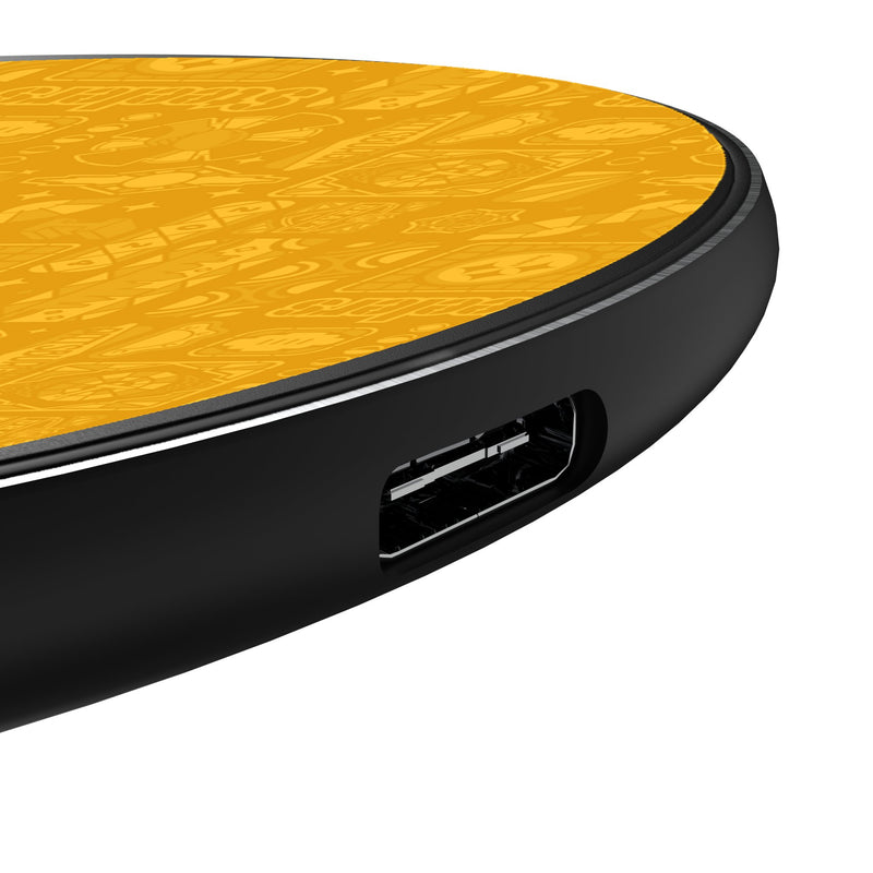Pittsburgh Steelers 2024 Illustrated Limited Edition 15-Watt Wireless Charger Detail.Jpg