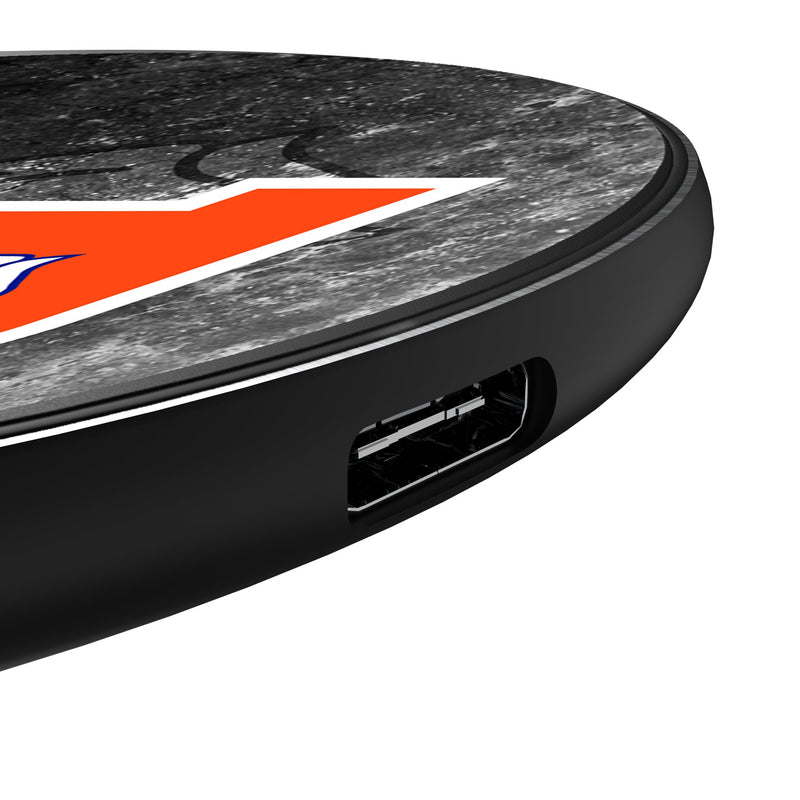Denver Broncos 1993-1996 Historic Collection Legendary 15-Watt Wireless Charger Detail.Jpg