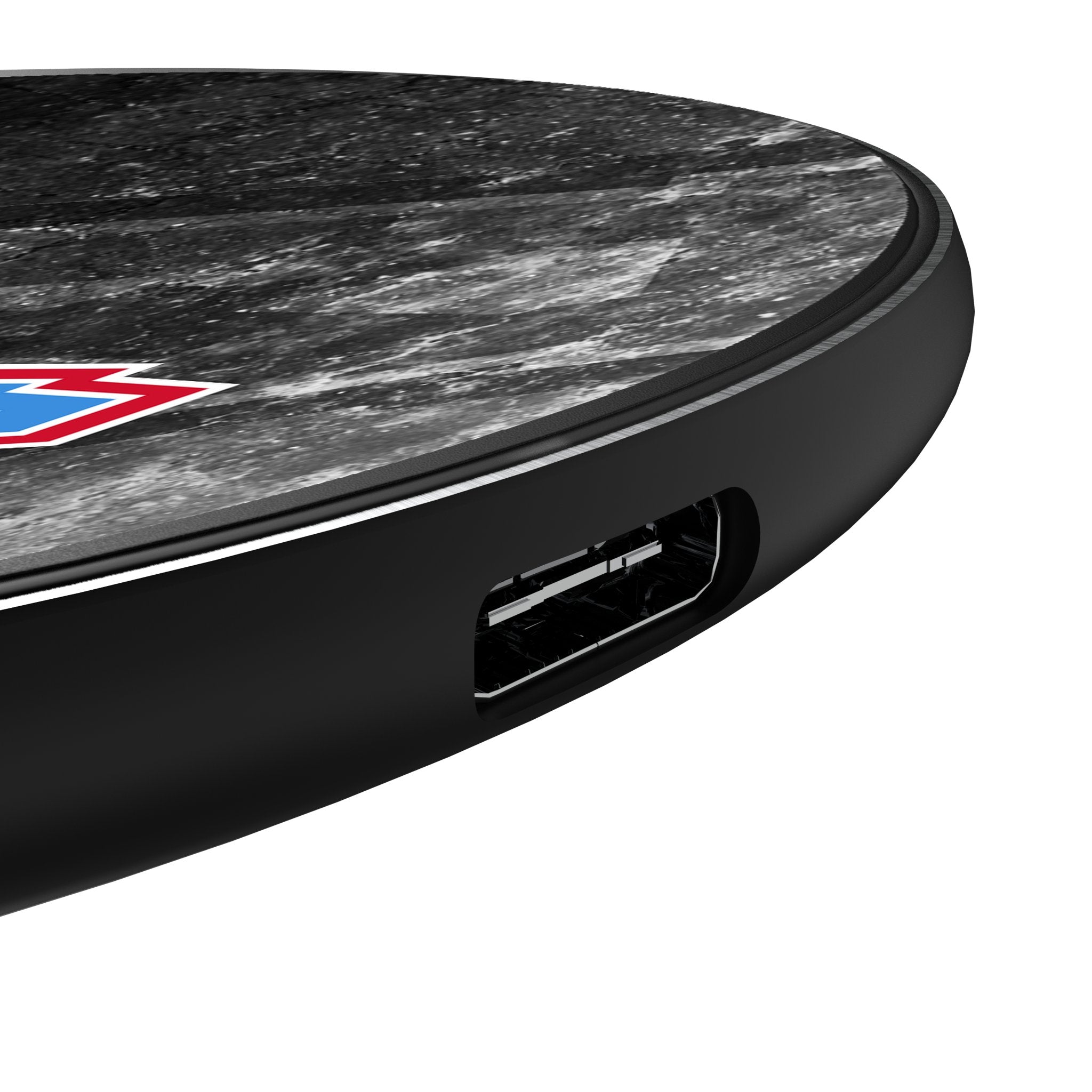 Houston Oilers Historic Collection Legendary 15-Watt Wireless Charger Detail.Jpg