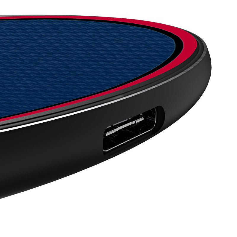 Atlanta Braves Personalized Endzone Solid 15-Watt Wireless Charger Detail.Jpg