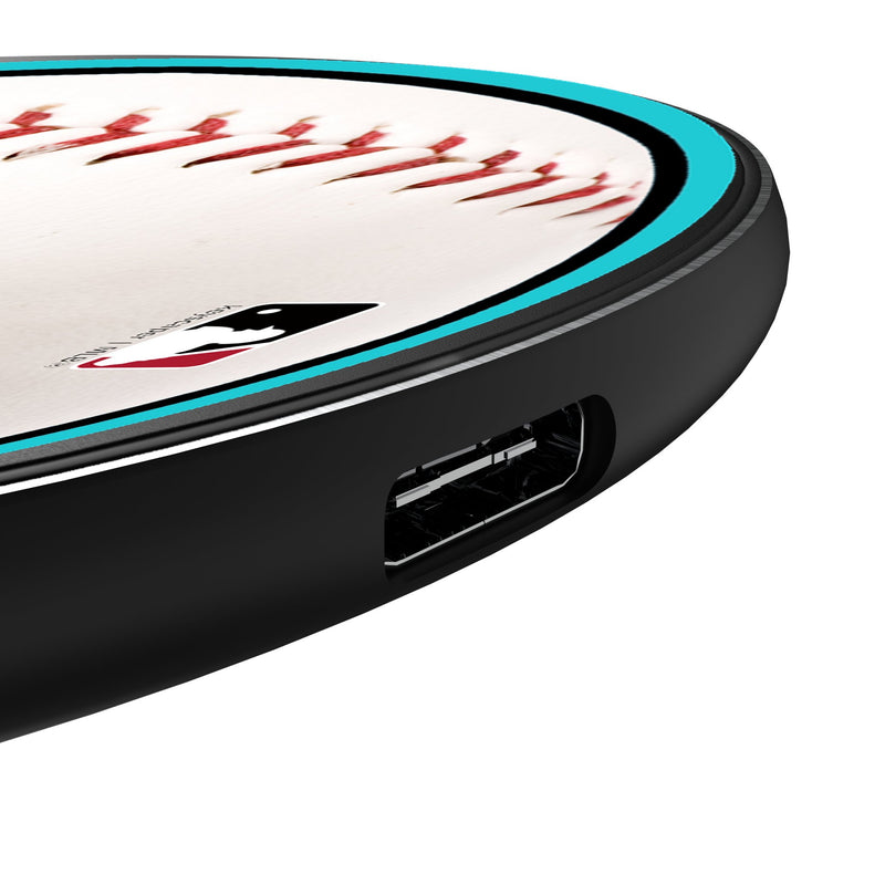 Arizona Diamondbacks Baseball 15-Watt Wireless Charger Detail.Jpg