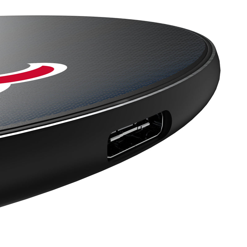 Boston Red Sox Linen 15-Watt Wireless Charger Detail.Jpg
