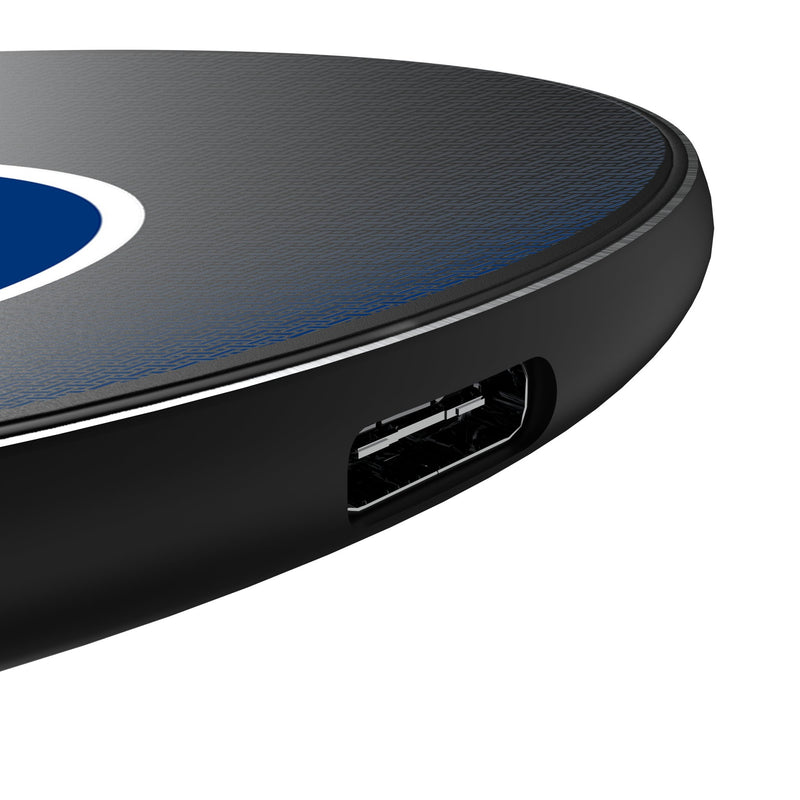 Chicago Cubs Linen 15-Watt Wireless Charger Detail.Jpg