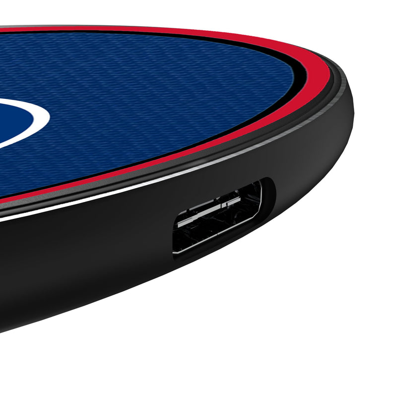 Chicago Cubs Personalized Endzone Solid 15-Watt Wireless Charger Detail.Jpg