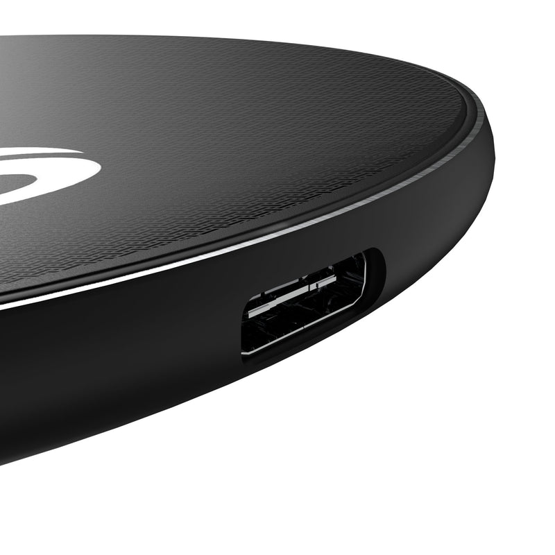 Chicago White Sox Linen 15-Watt Wireless Charger Detail.Jpg