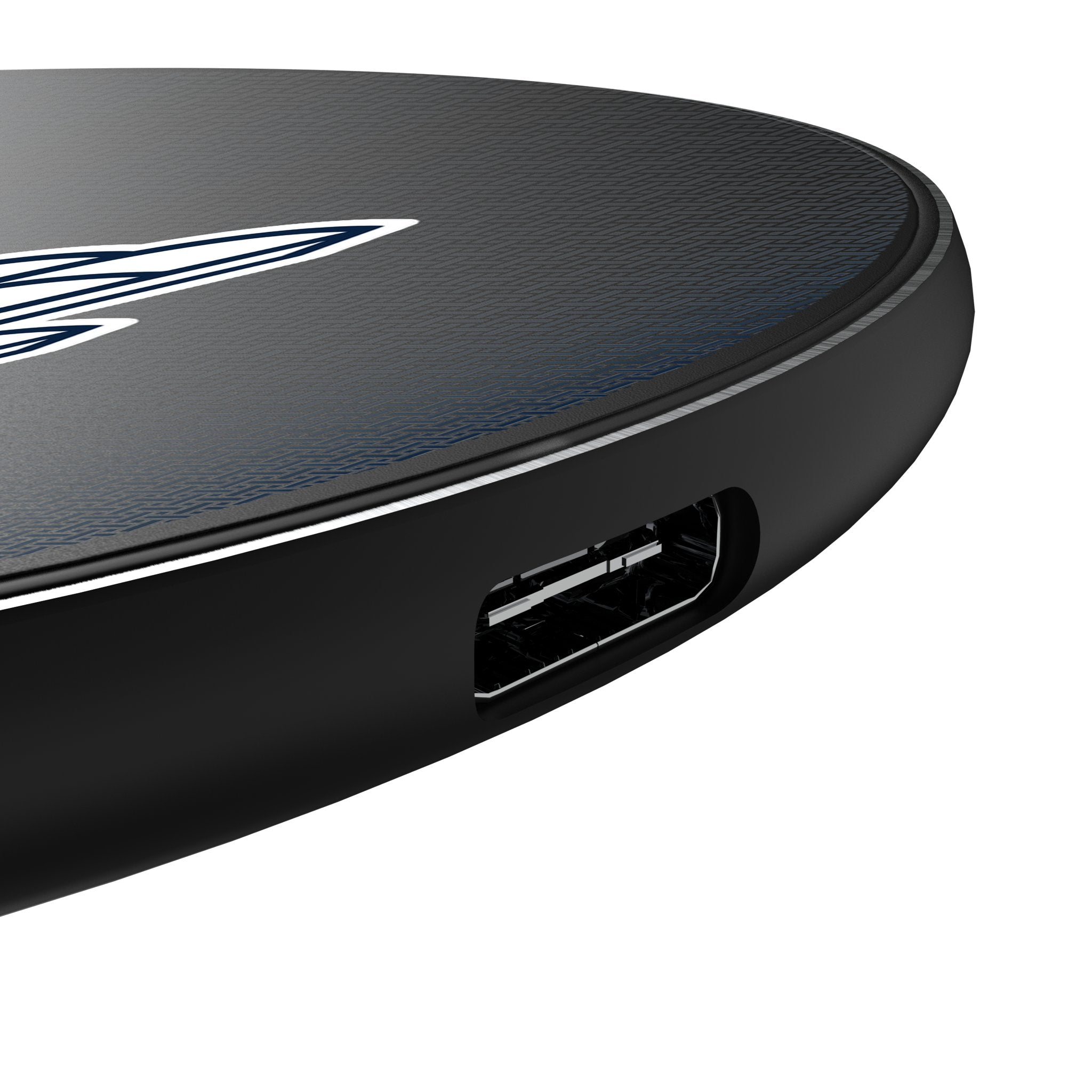 Cleveland Guardians Linen 15-Watt Wireless Charger Detail.Jpg