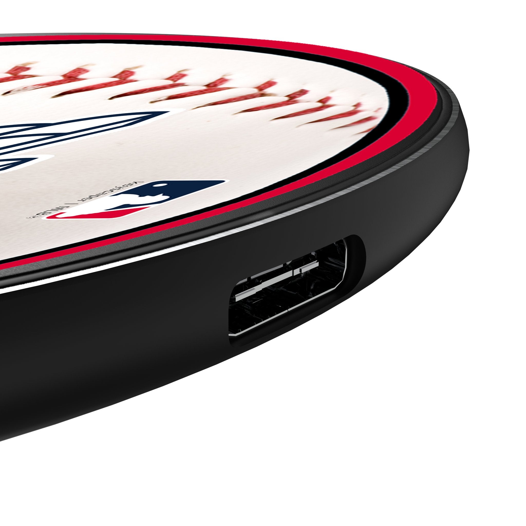 Cleveland Guardians Baseball 15-Watt Wireless Charger Detail.Jpg
