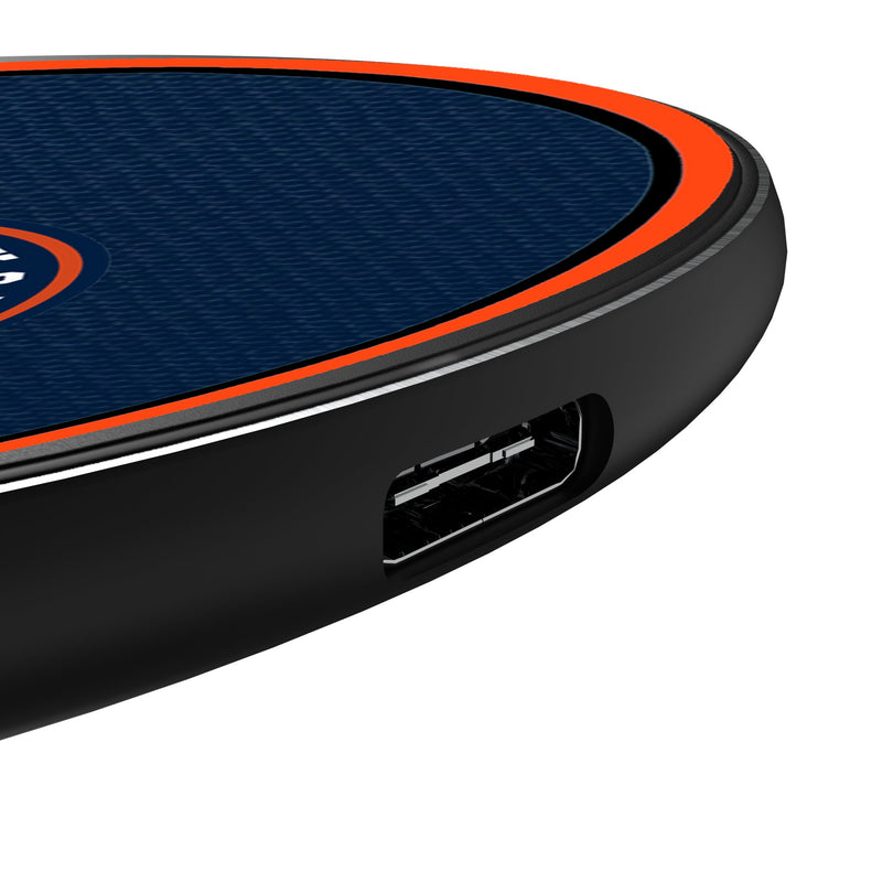 Houston Astros Personalized Endzone Solid 15-Watt Wireless Charger Detail.Jpg