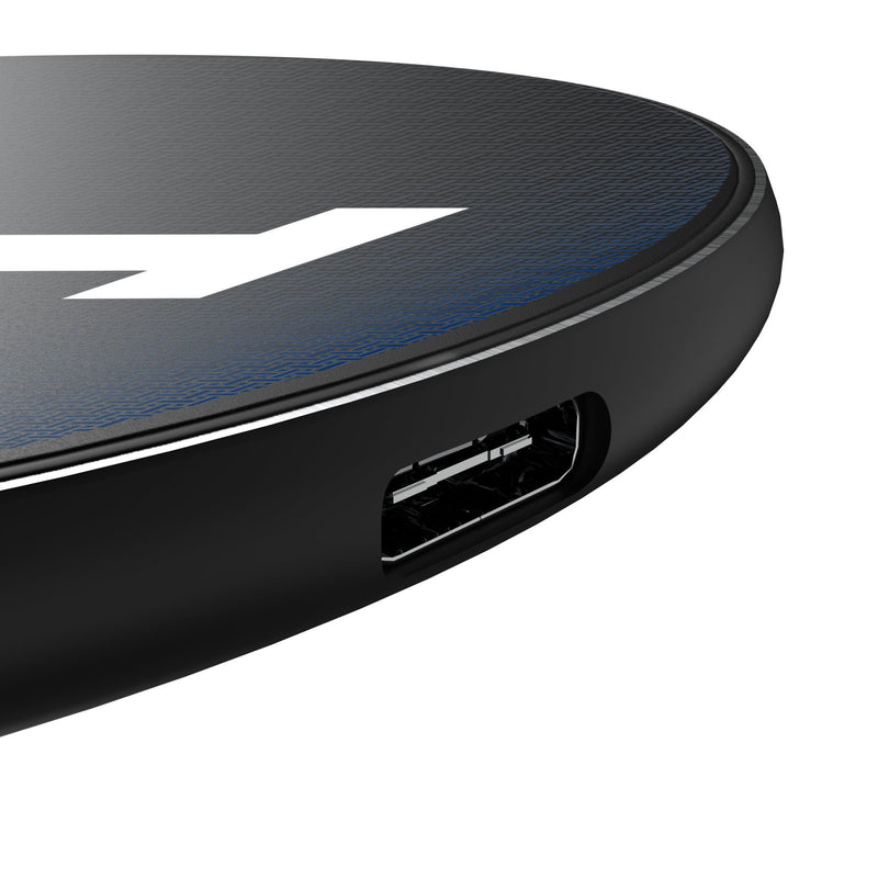 LA Dodgers Linen 15-Watt Wireless Charger Detail.Jpg