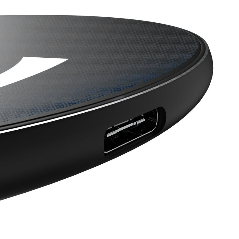Minnesota Twins Linen 15-Watt Wireless Charger Detail.Jpg