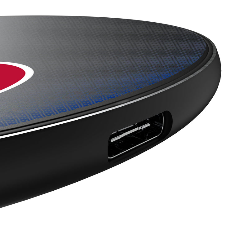 Philadelphia Phillies Linen 15-Watt Wireless Charger Detail.Jpg