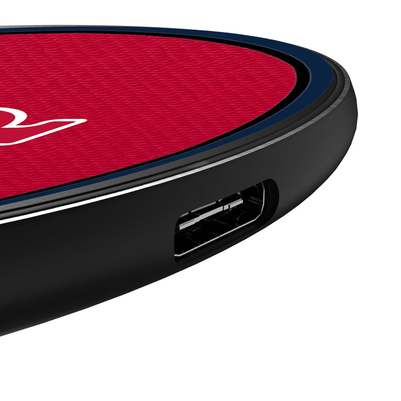 St Louis Cardinals Personalized Endzone Solid 15-Watt Wireless Charger Detail.Jpg