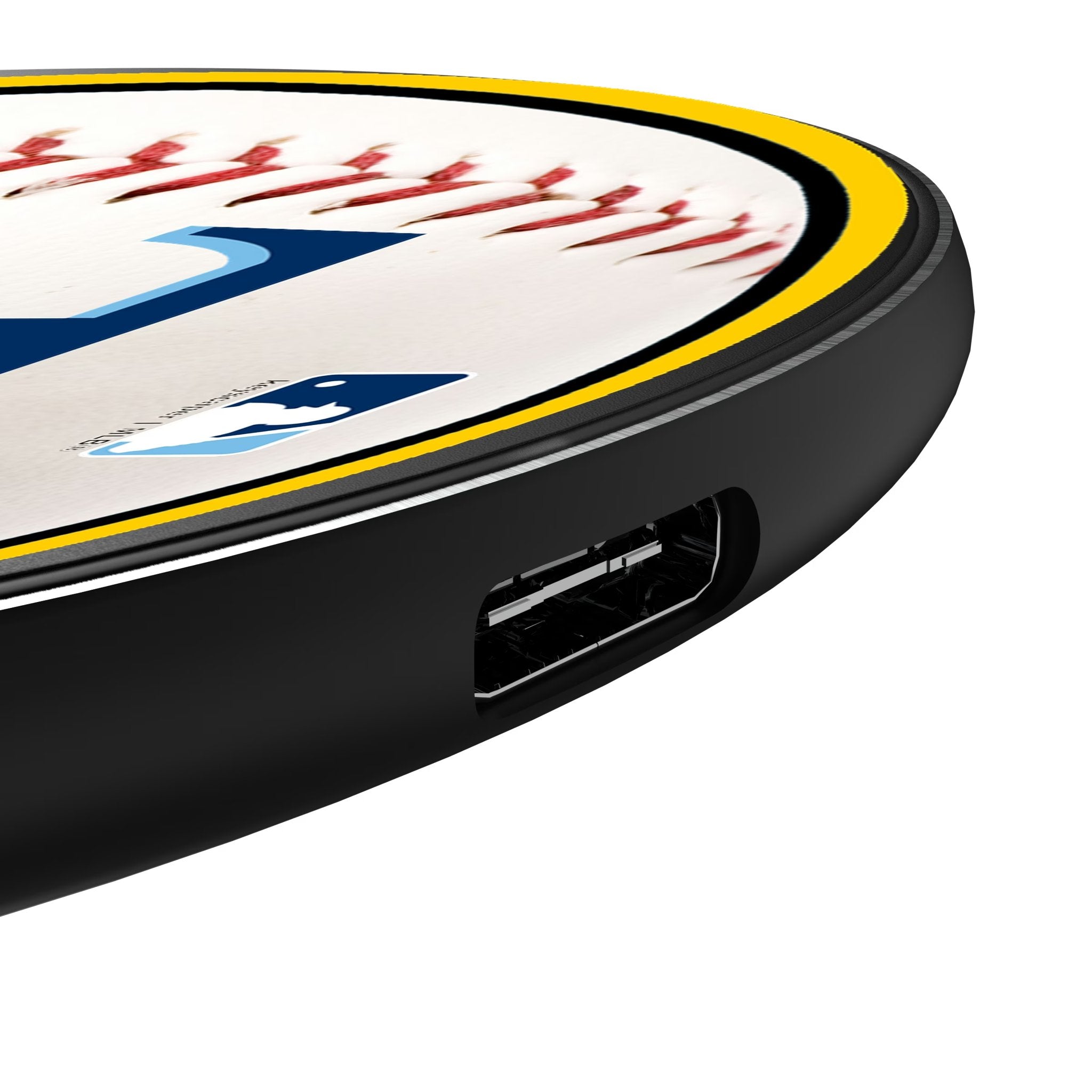 Tampa Bay Rays Baseball 15-Watt Wireless Charger Detail.Jpg