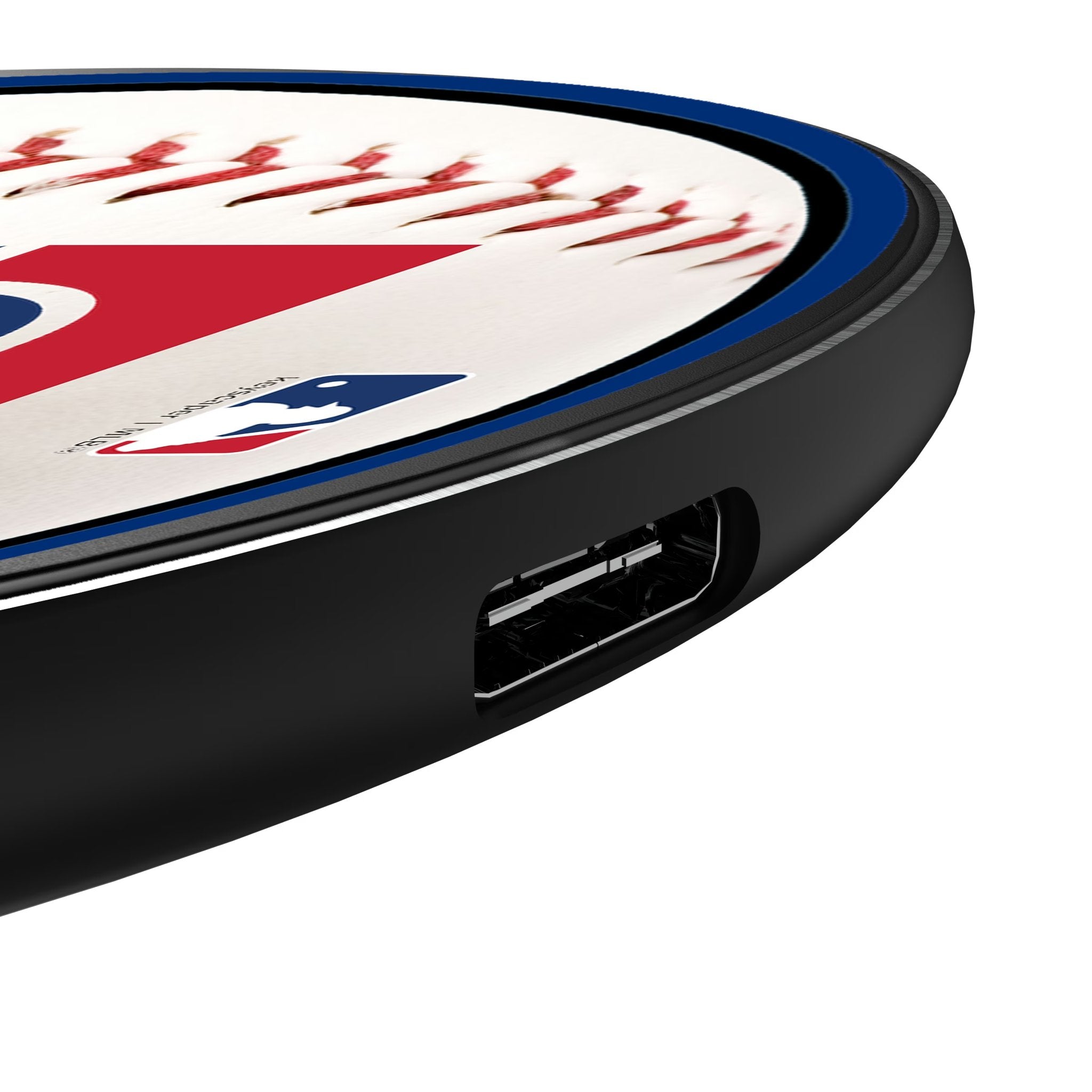 Texas Rangers Baseball 15-Watt Wireless Charger Detail.Jpg