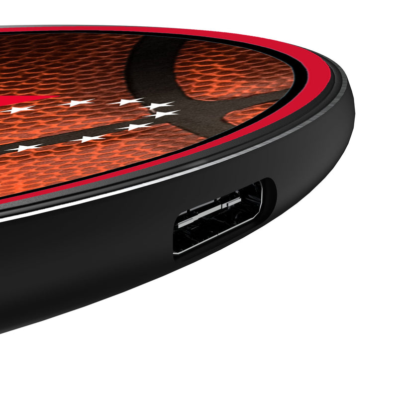Philadelphia 76ers Basketball 15-Watt Wireless Charger Detail.Jpg