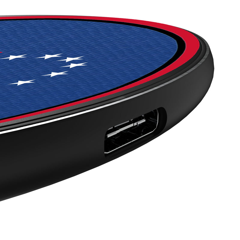 Philadelphia 76ers Solid 15-Watt Wireless Charger Detail.Jpg