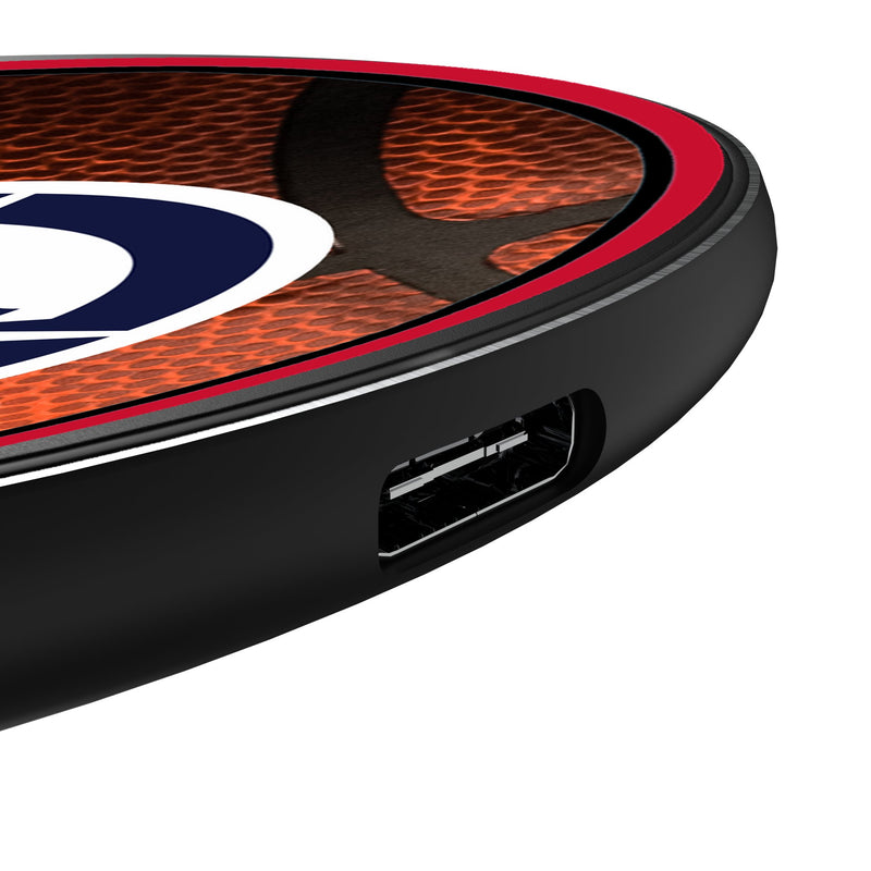 Los Angeles Clippers Basketball 15-Watt Wireless Charger Detail.Jpg