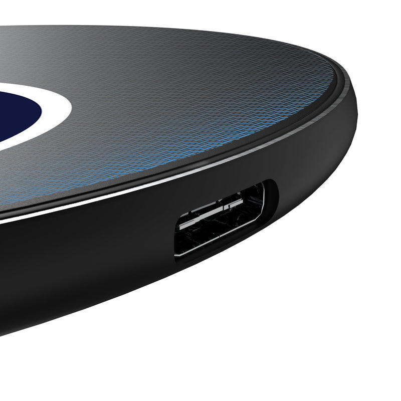 Los Angeles Clippers Linen 15-Watt Wireless Charger Detail.Jpg