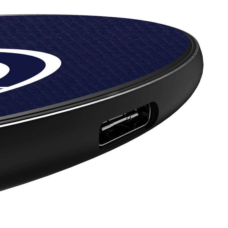 Los Angeles Clippers Personalized Endzone Solid 15-Watt Wireless Charger Detail.Jpg