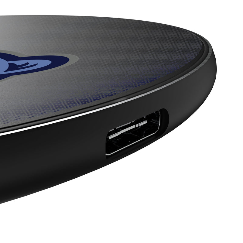 Memphis Grizzlies Linen 15-Watt Wireless Charger Detail.Jpg