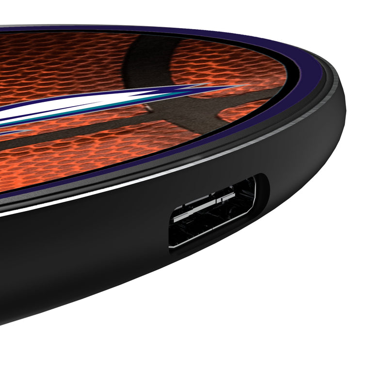 Charlotte Hornets Basketball 15-Watt Wireless Charger Detail.Jpg